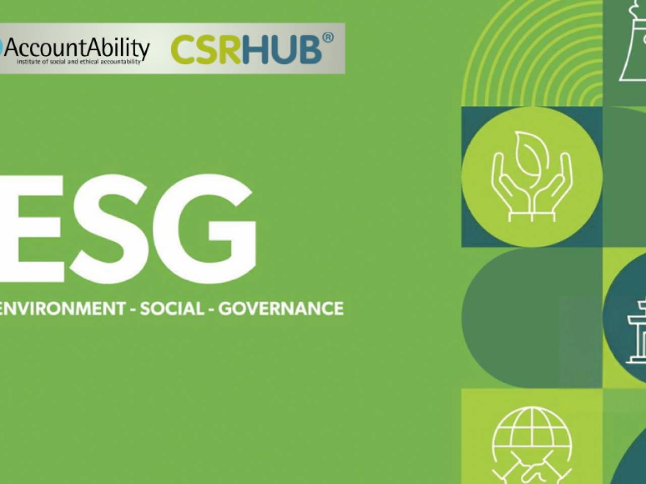 AccountAbility and CSRHub ESG Banner Image
