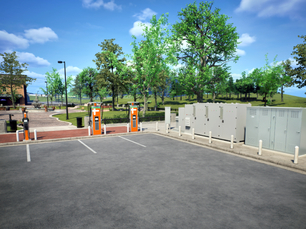Chargepoint station