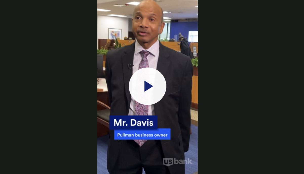 Mr. Davis; Pullman business owner. U.S. Bank