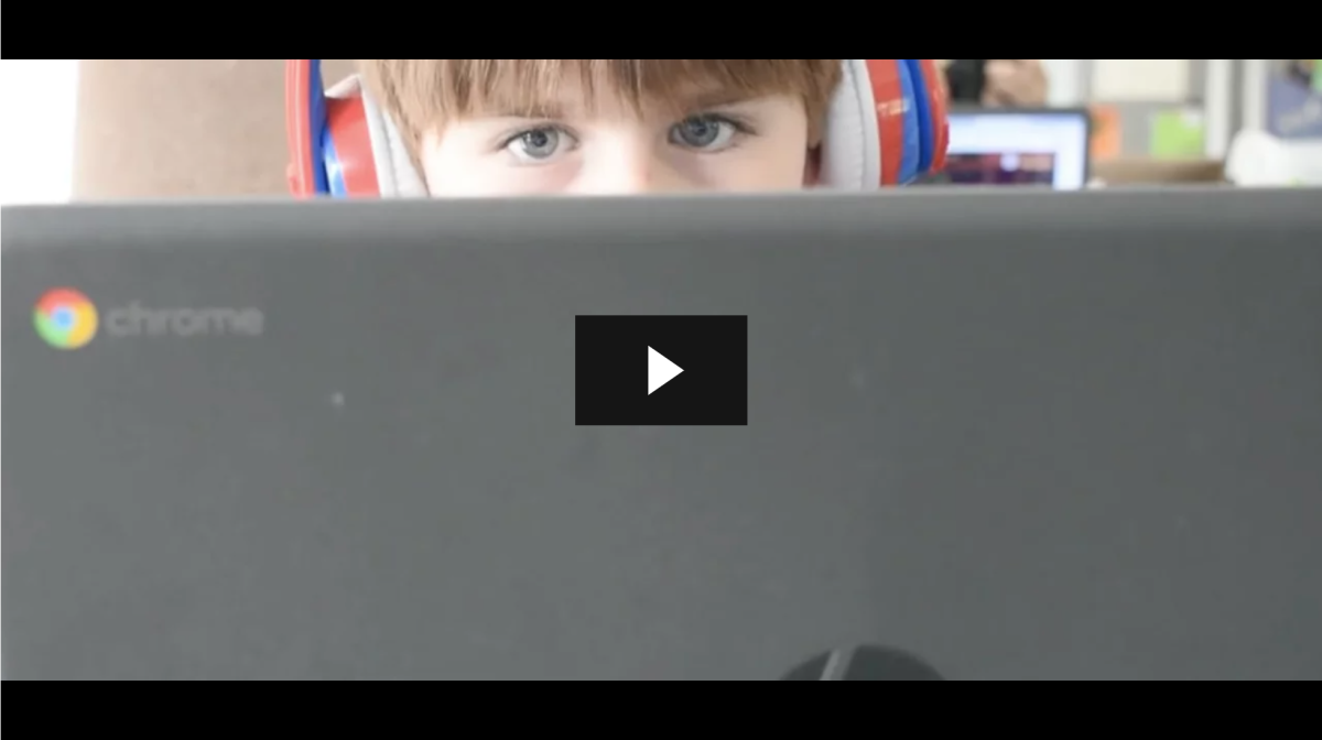Hear Damien’s story of discovering Project 10Million during the height of the pandemic and how it’s helped him bring equitable access to learning in two New Jersey counties. Child using laptop