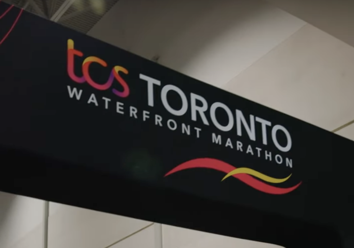 tcs TORONTO waterfront marathon banner