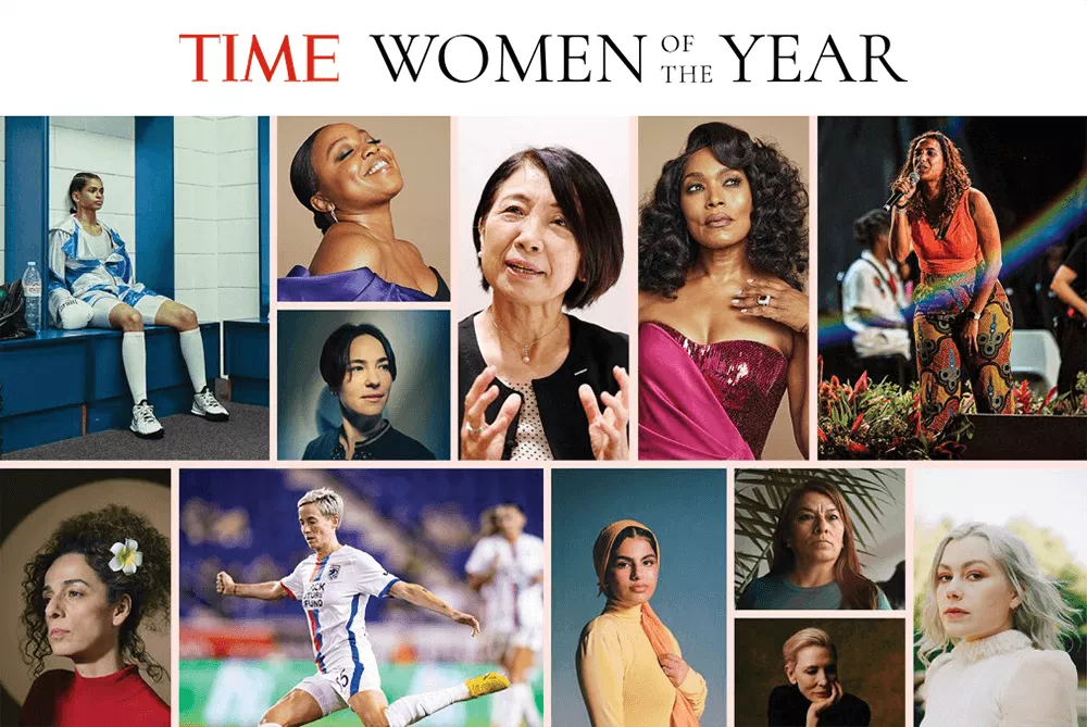 TIME women of the year collage