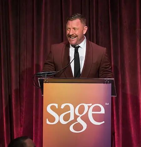Brent Miller at the Sage Awards