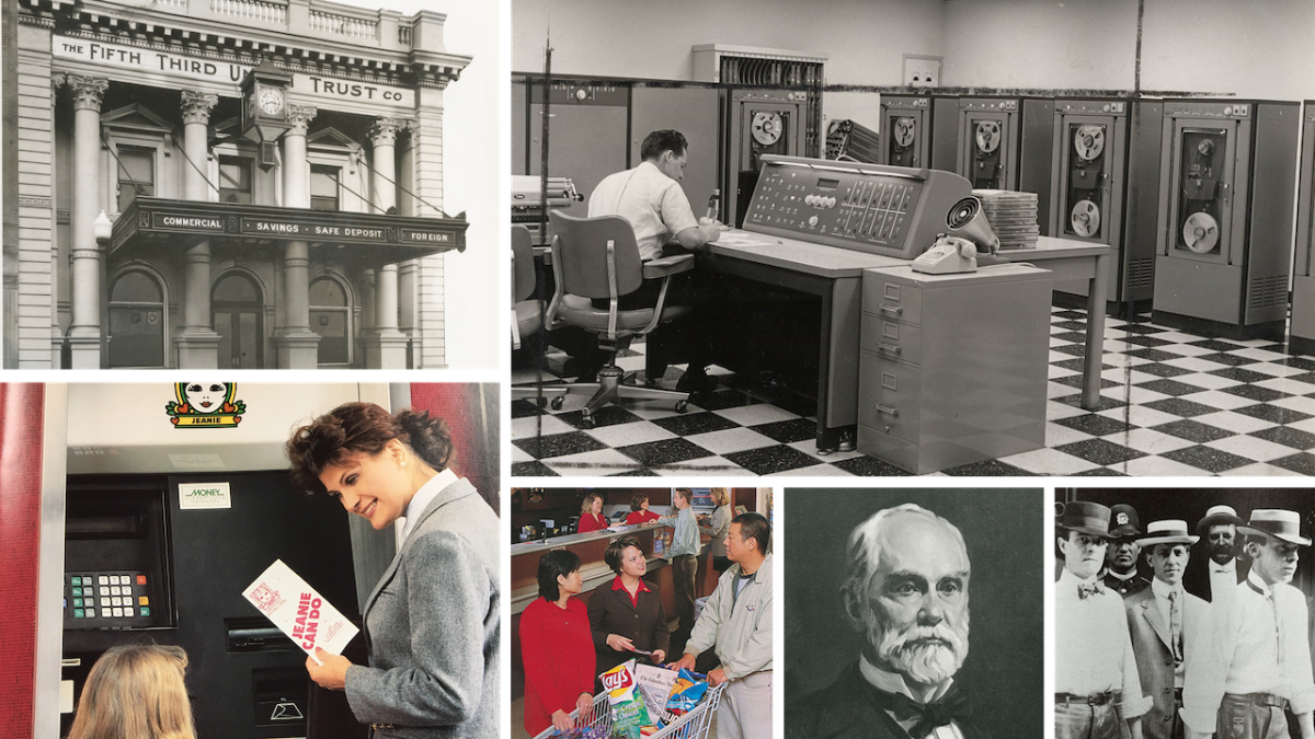 Collage of Fifth Third Bank historic images