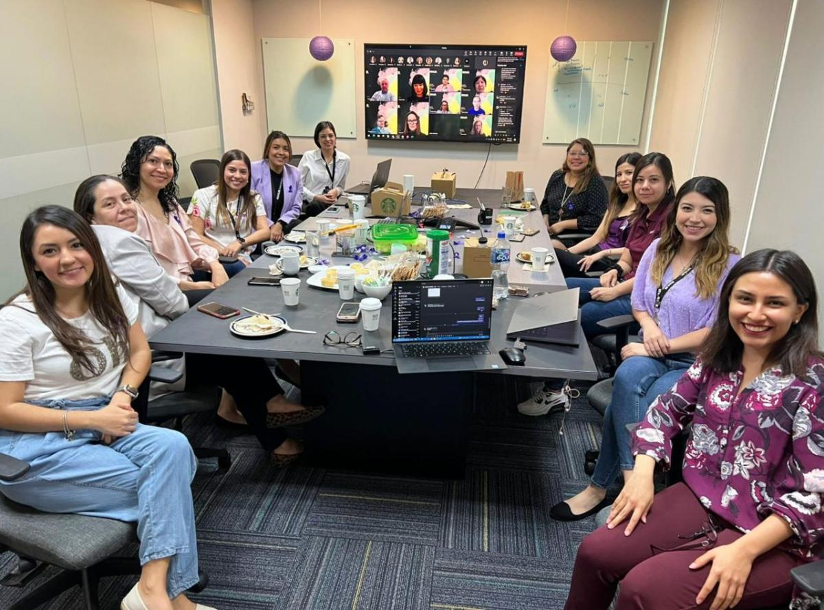 Group of women in conference room