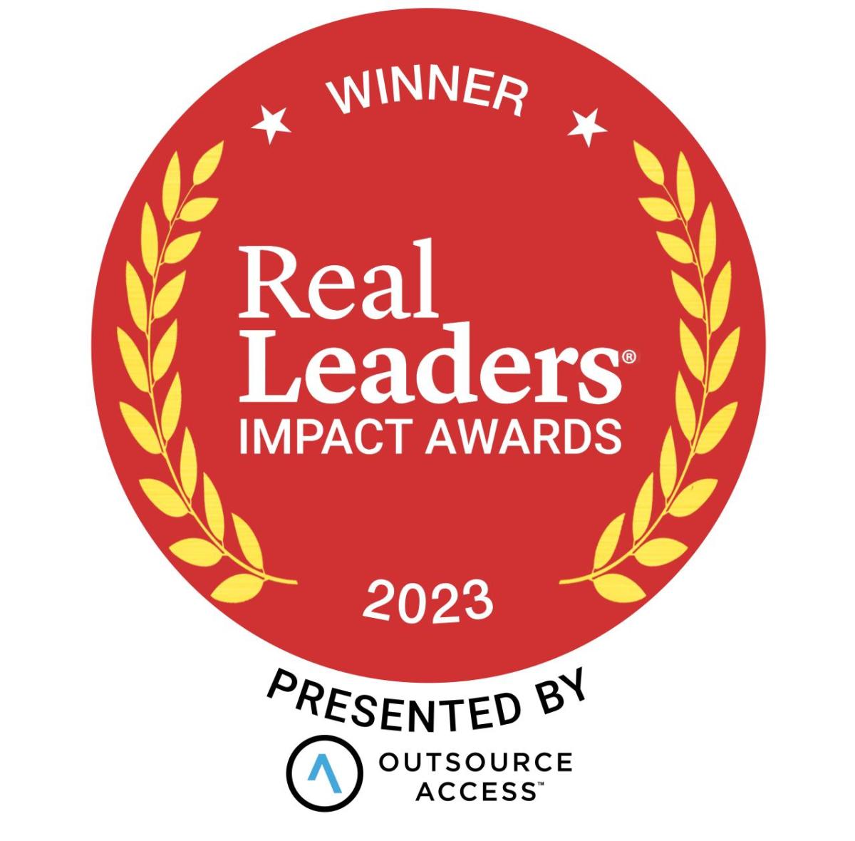 Real Leaders Impact Awards logo