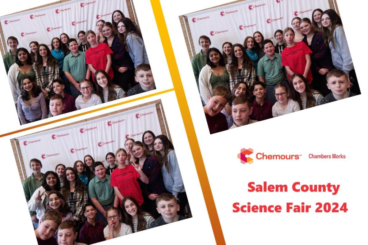 A collage of photo's from the Salem County Science Fair