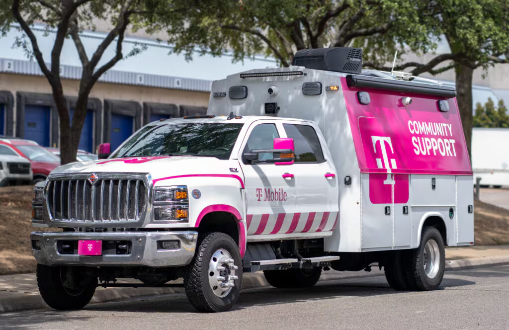 T-Mobile community support vehicle