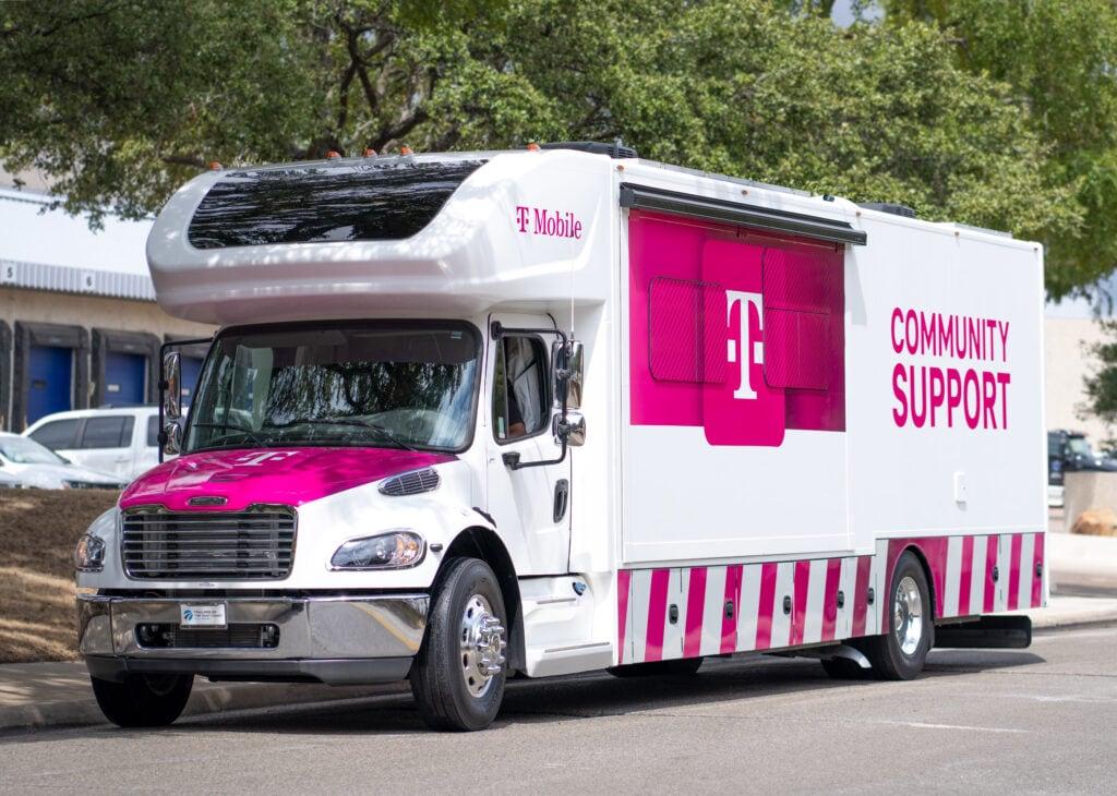 T-Mobile community support vehicle