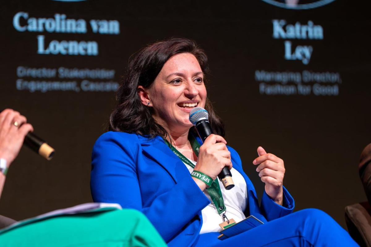Carolina van Loenen, Director of Stakeholder Engagement at Cascale at Best of Bangladesh