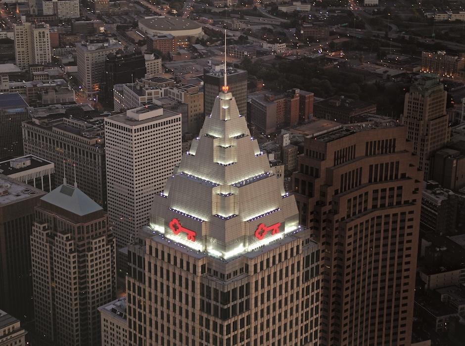 KeyBank tower in Cleveland.