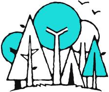 Illustration of a grove of trees.
