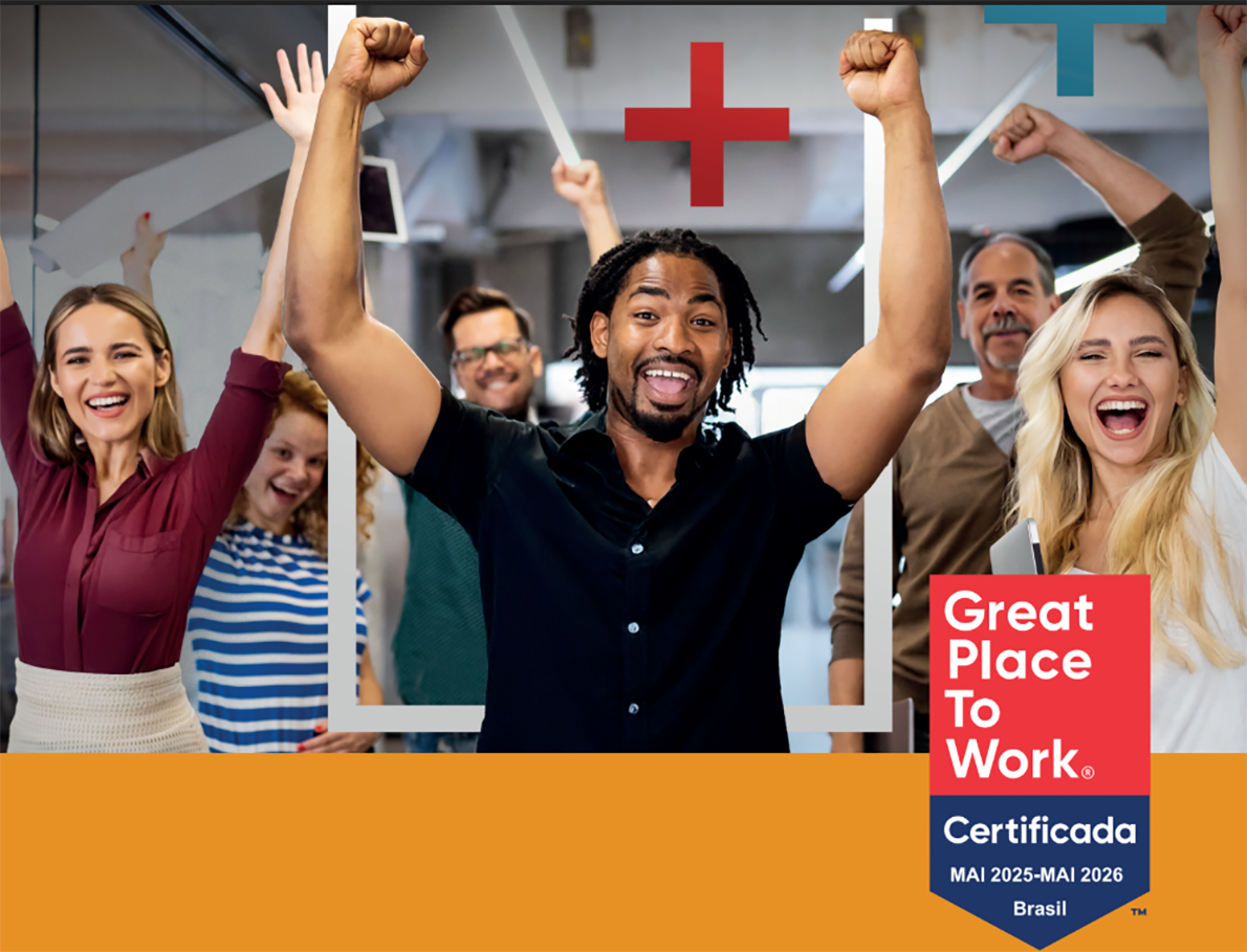 Employees cheering