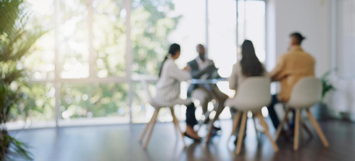 HPRC Advisory Board Coworkers meeting around a table