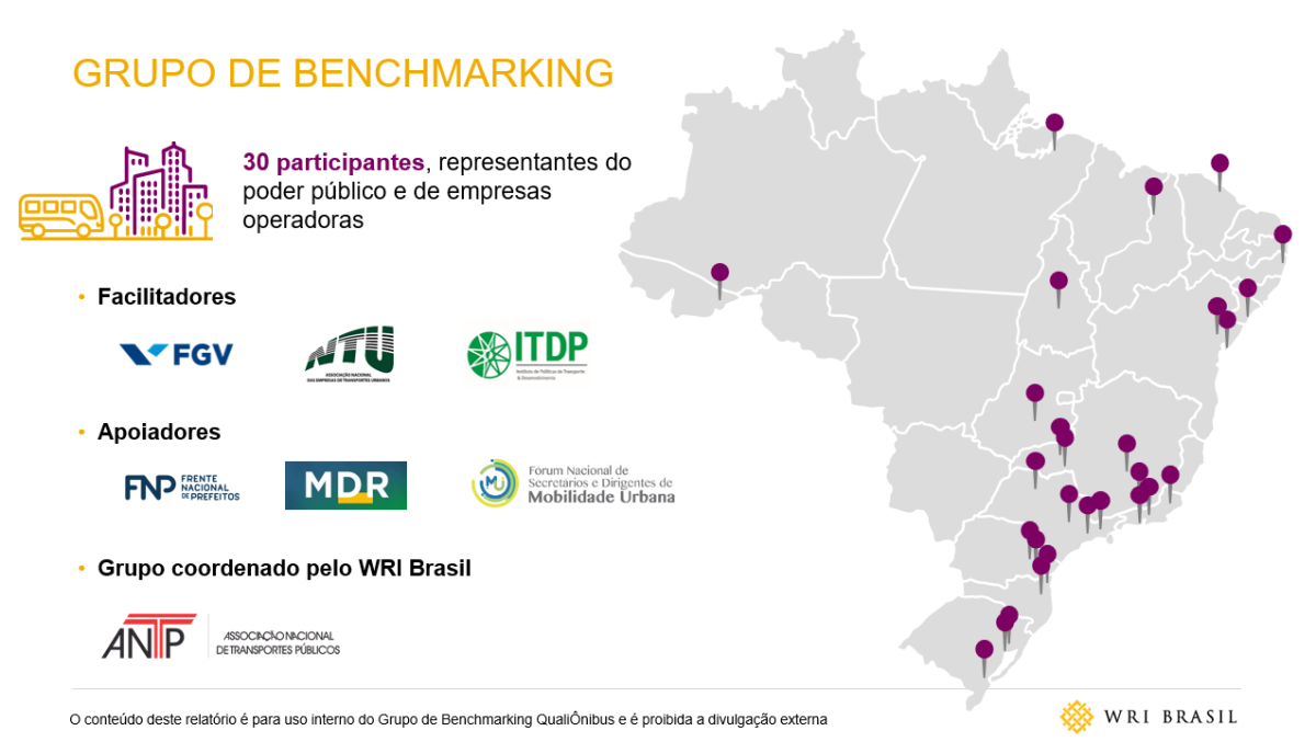 Infographic with map of Brasil