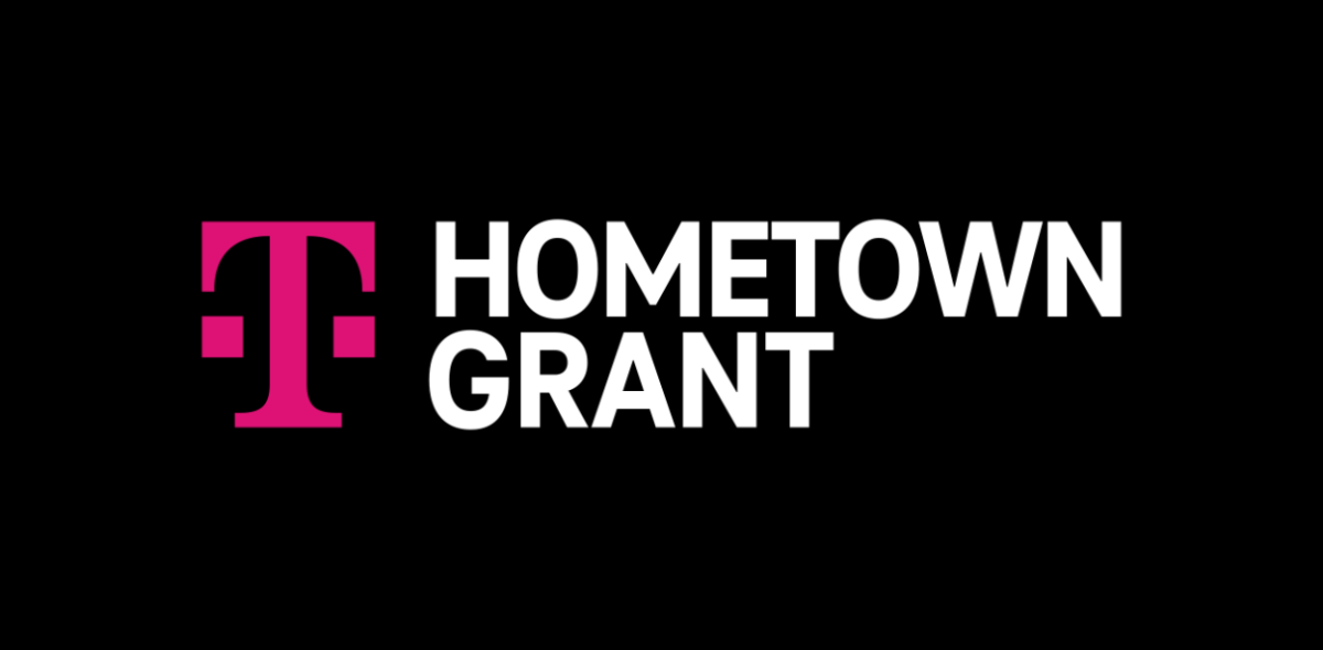 TMobile logo and "Hometown Grant"