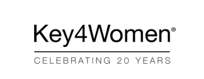 Key4Women logo: Celebrating 20 years.
