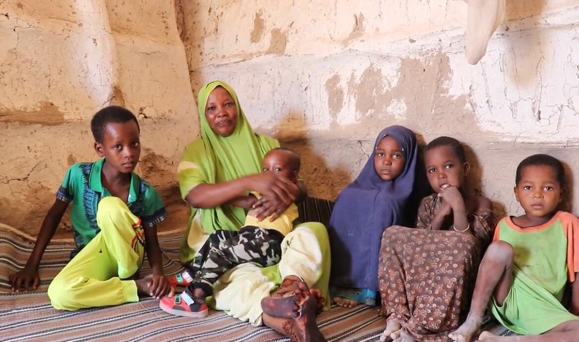 Madina and her family fled violence and arrived at a displacement camp in southwestern Somalia. 