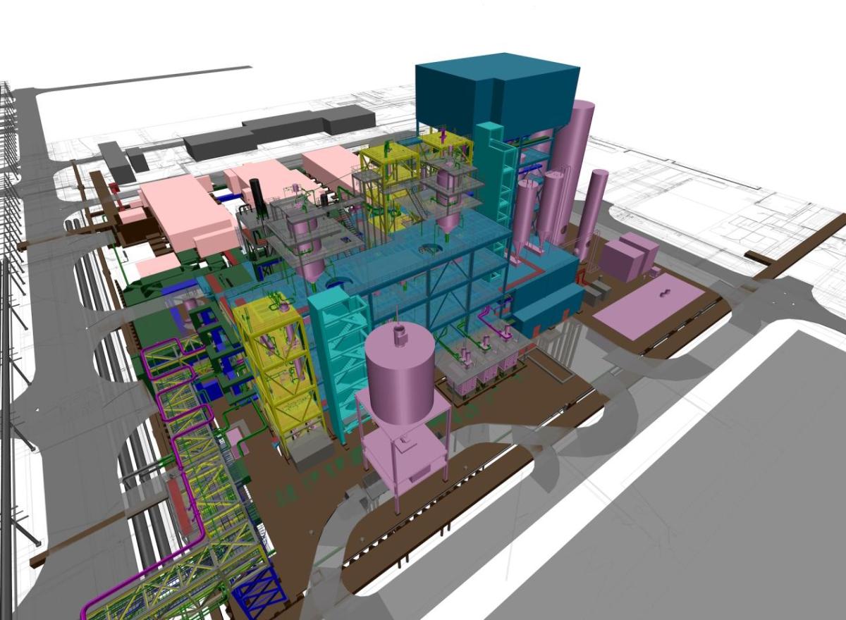 rendering of the company’s MoReTec unit for its Wesseling site in Germany