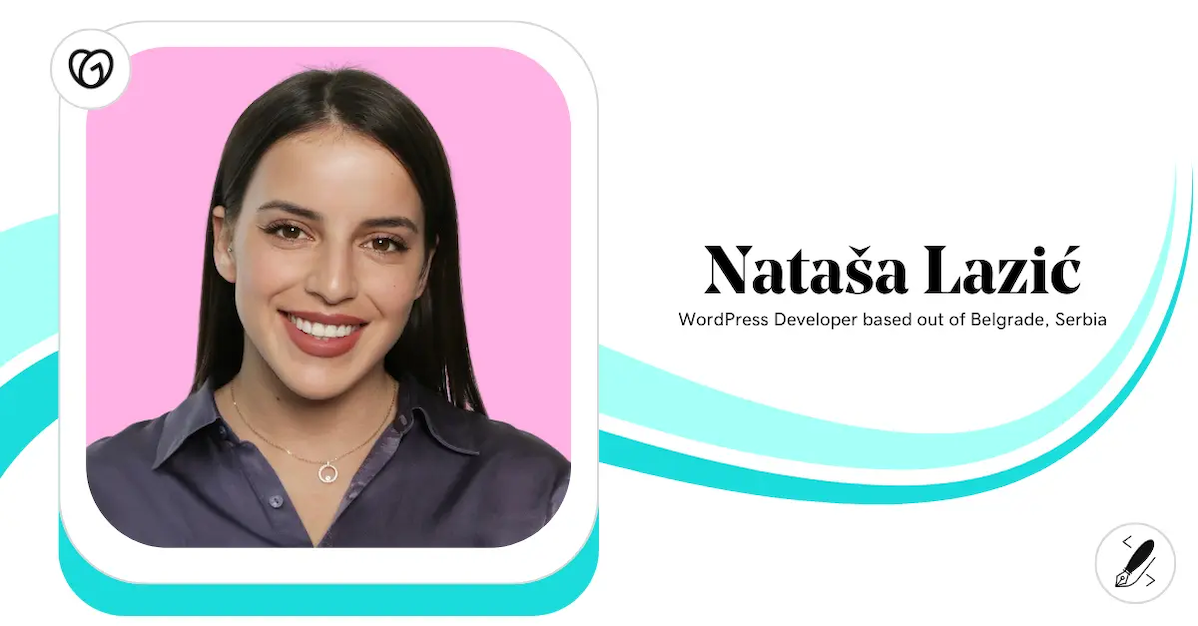 Natasa Lazic, WordPress Developer, GoDaddy.