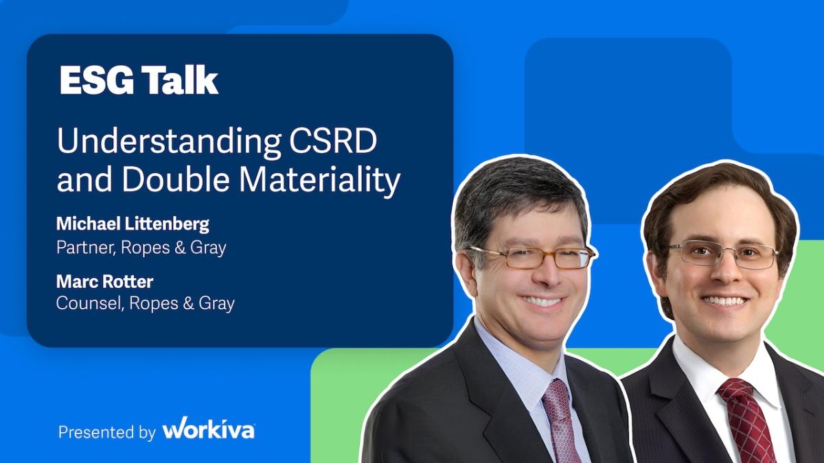 ESG Talk: Understanding CSRD and Double Materiality.