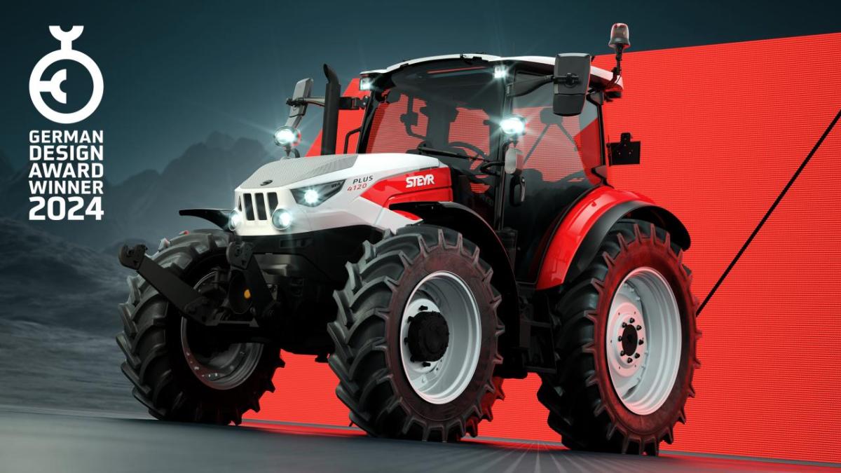 A tractor from the STEYR® Plus tractor range