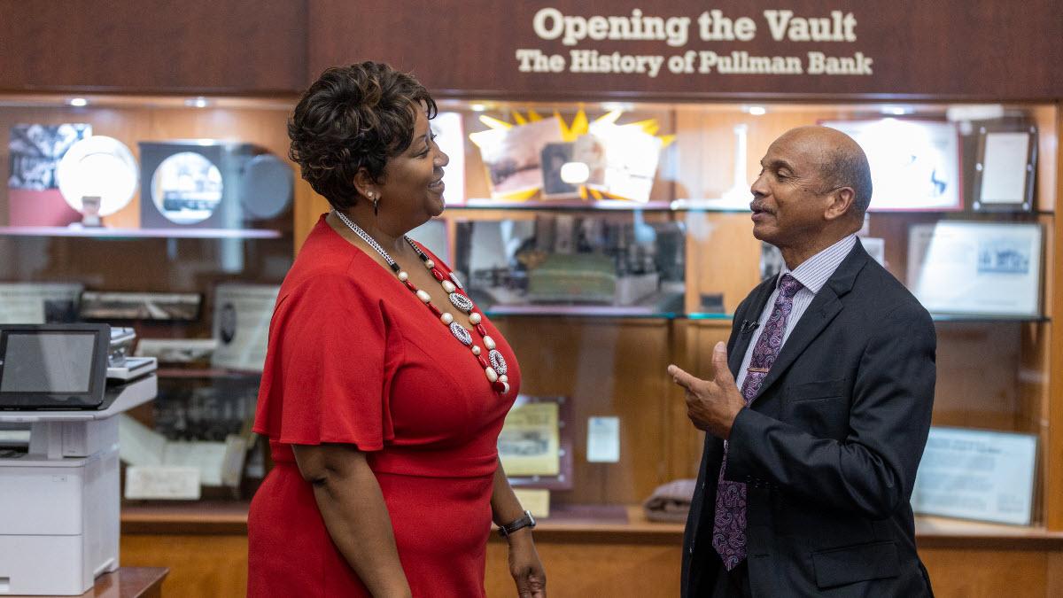 For 32 years, Katrina Barber has been there for Eddie Davis and his family as they’ve opened up accounts ranging from personal checking to mortgages and loans.