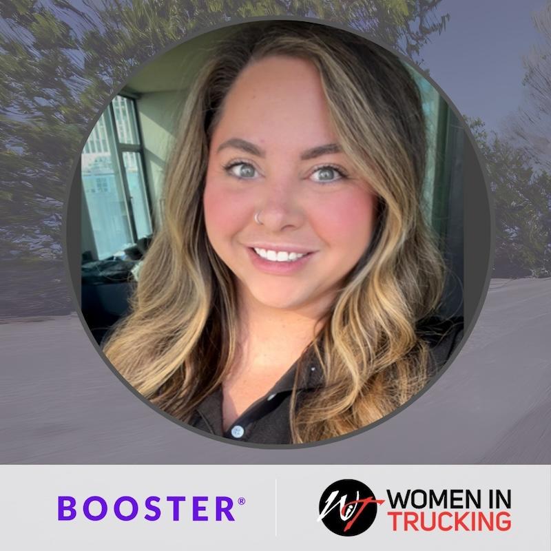 Booster's Lauren Gassmann for being named a Women In Trucking Association Women in Trucking Top Woman to Watch for 2024.