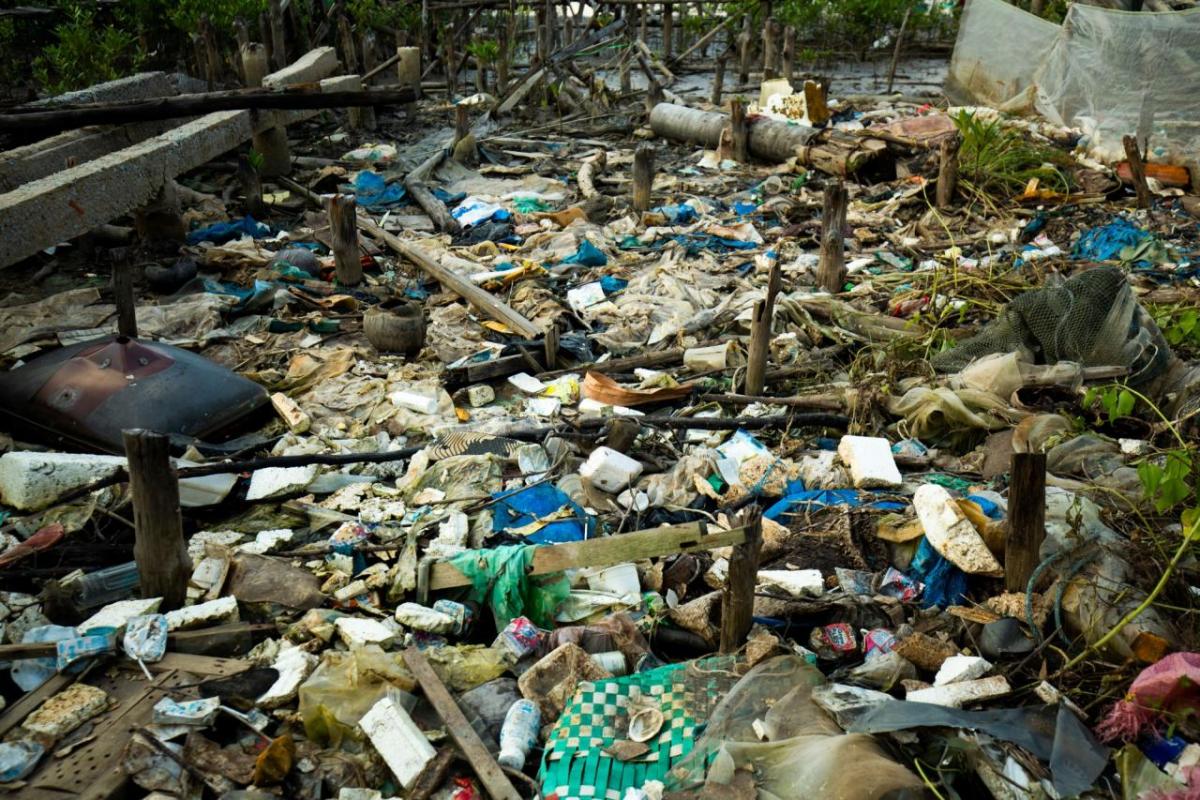 piles of plastic pollution, © WWF-Viet Nam / Cham Team