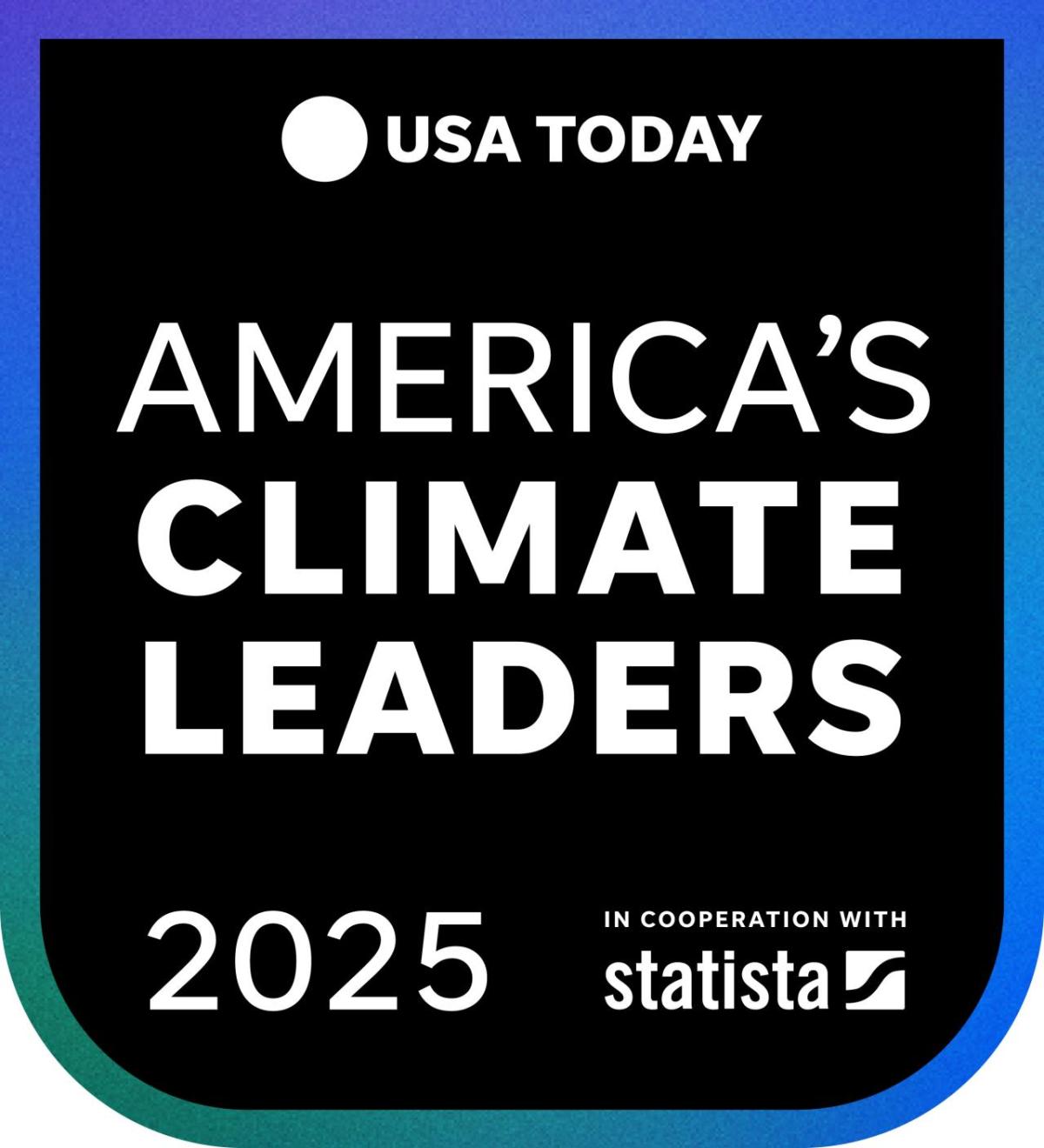 USA Today America's Climate Leaders 2025 logo
