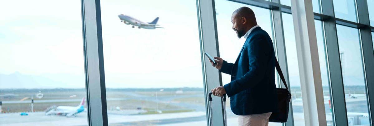 Person in airport