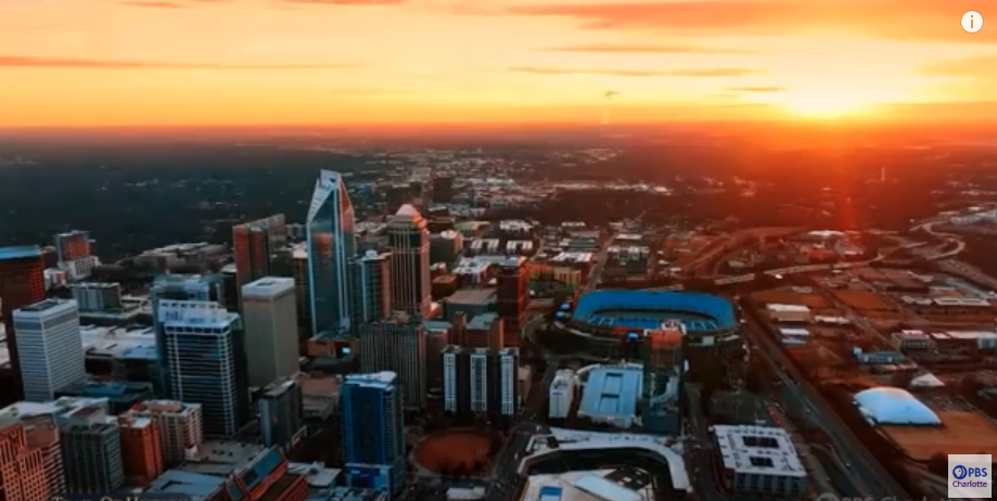 Sunset over Charlotte