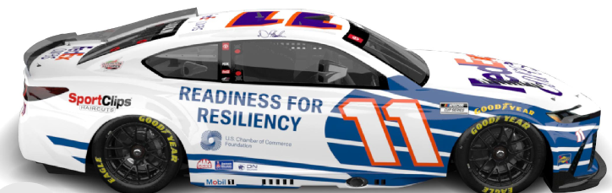 car with "Readiness for Resiliency" written on the side.