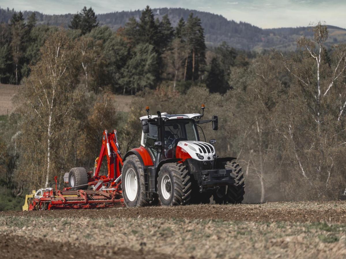 machinery in a field