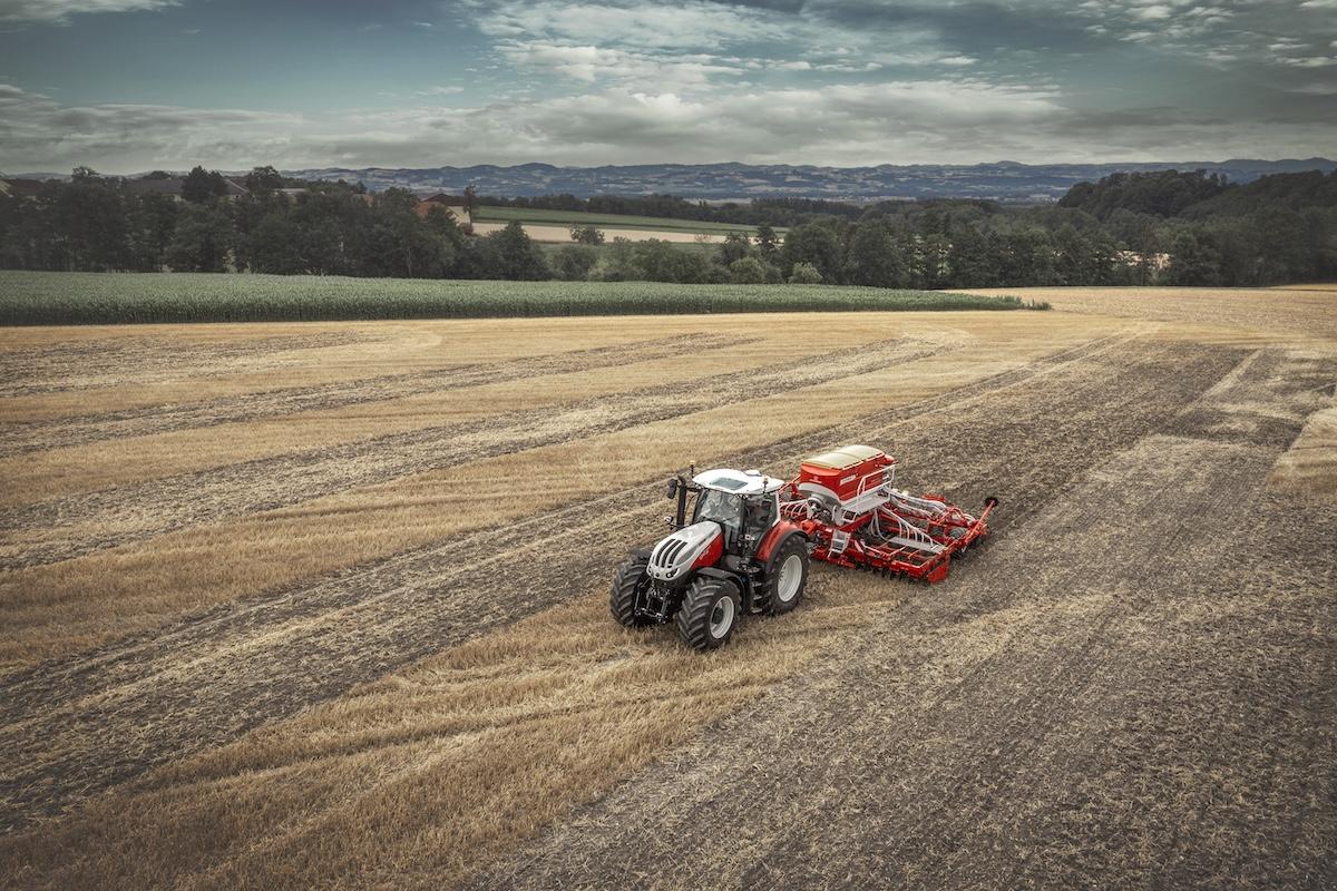 machinery in a field