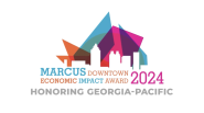 Marcus Downtown Economic Impact Award 2024. Honoring Georgia-Pacific