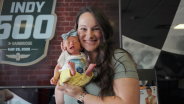 Mom with baby