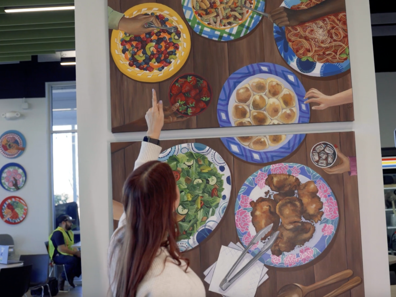 Artwork at Dixie® Tableware manufacturing site in Jackson, one year ago this month, it marked more than a milestone. It was the first new Dixie® greenfield plant building