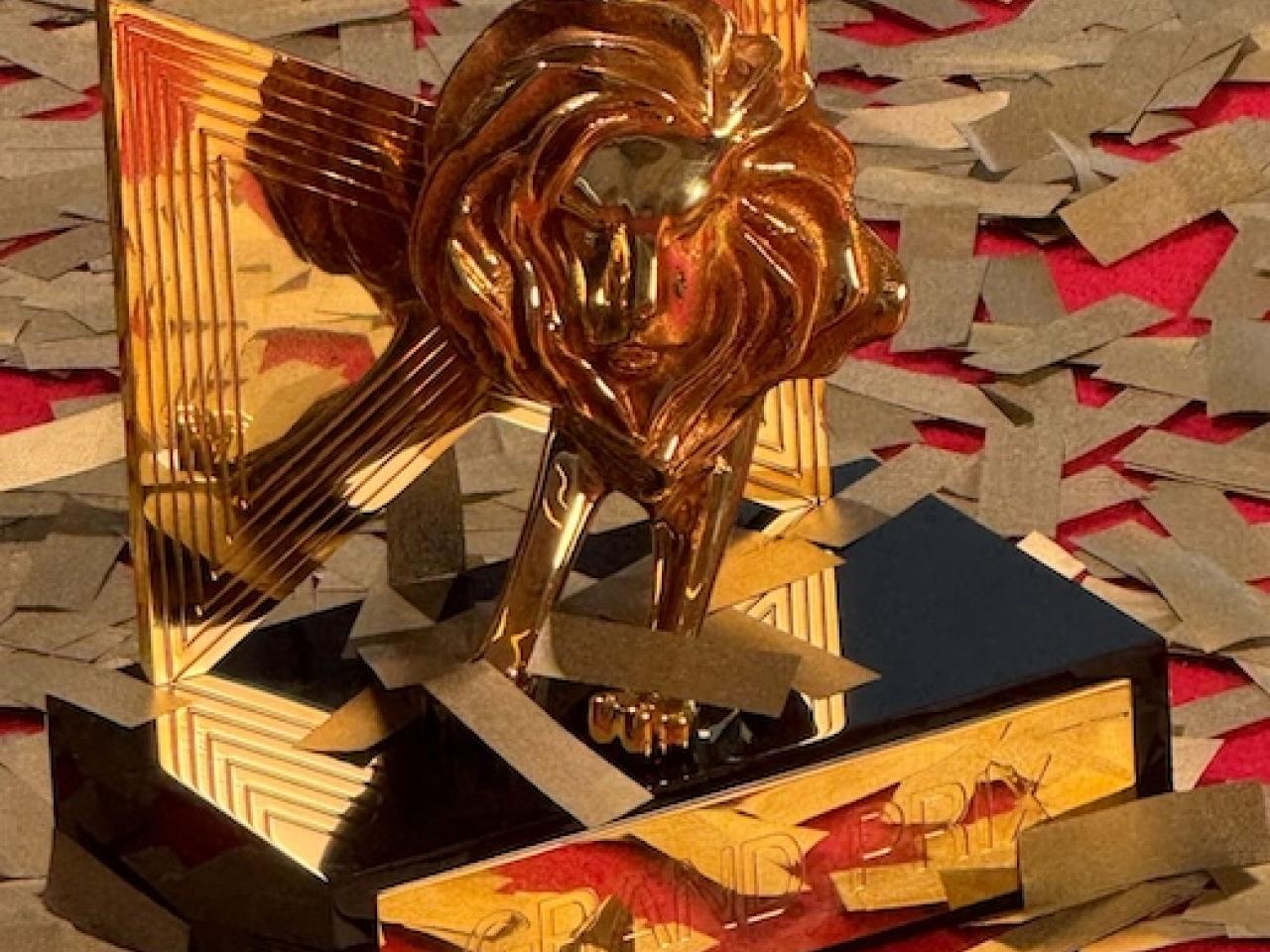 Cannes trophy.