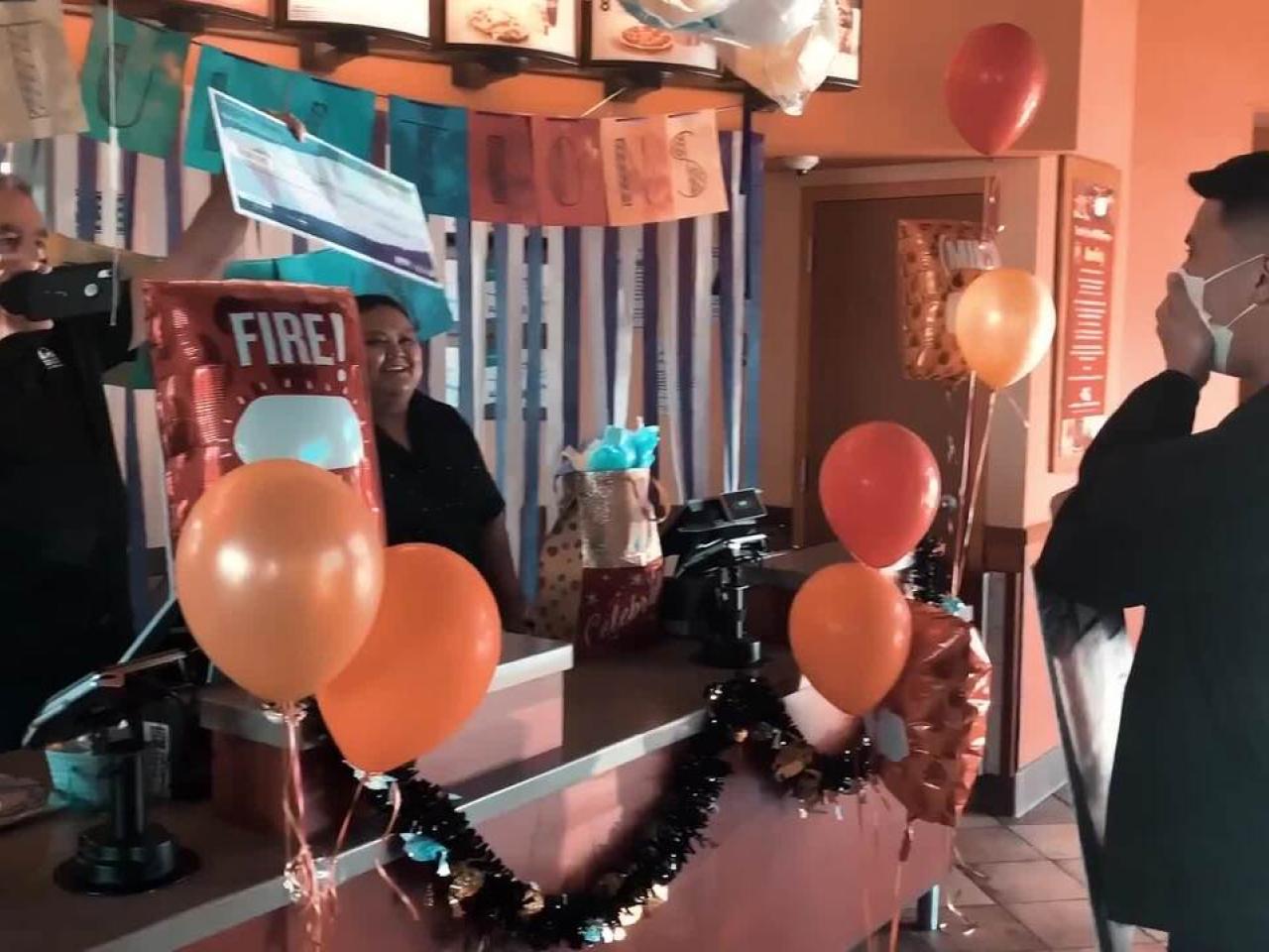 a celebration for Andrew German