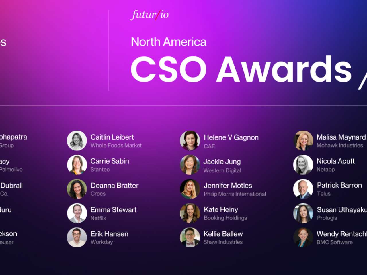 20 Nominees for CSO Awards /25