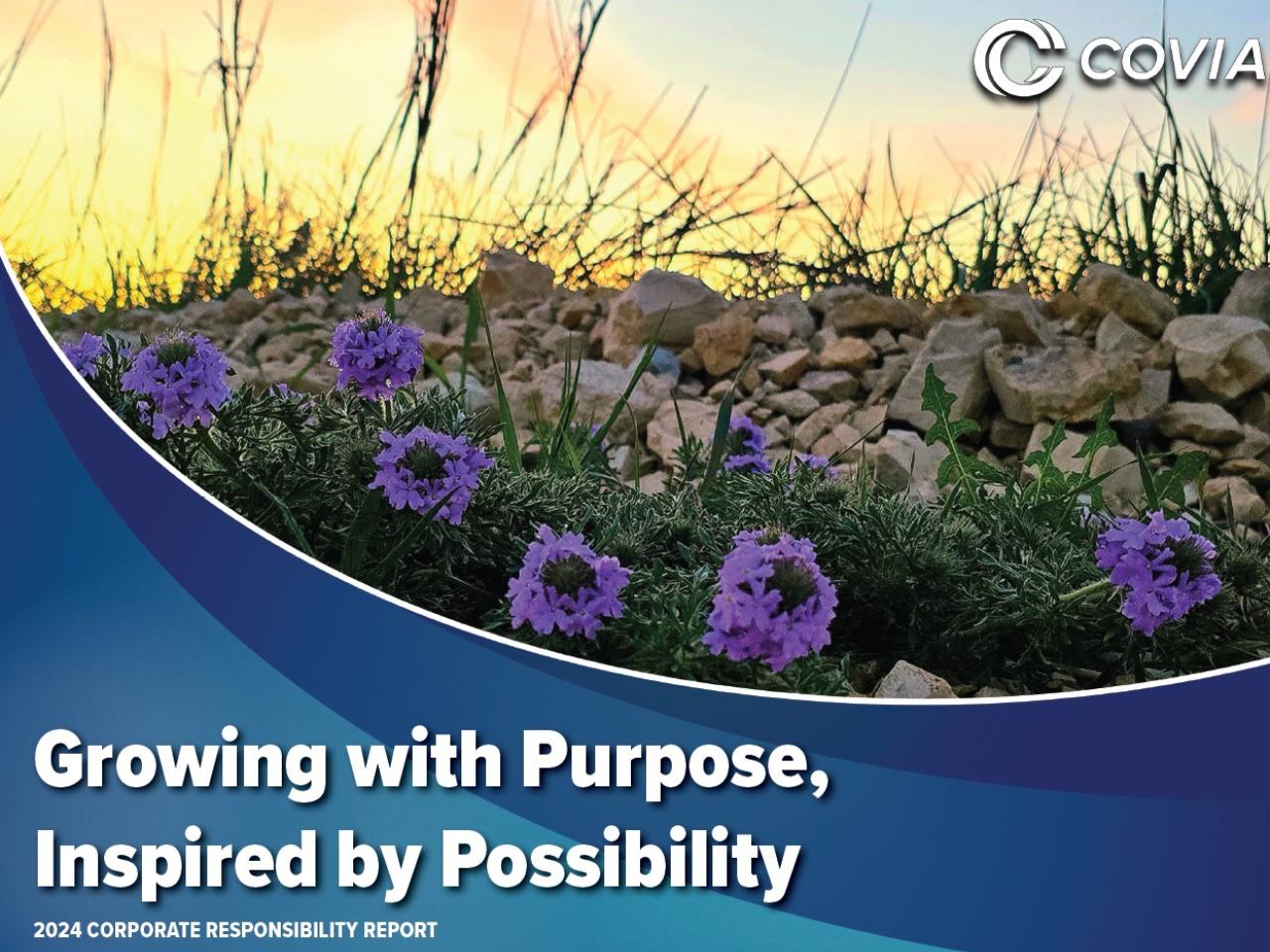 Covia's report cover