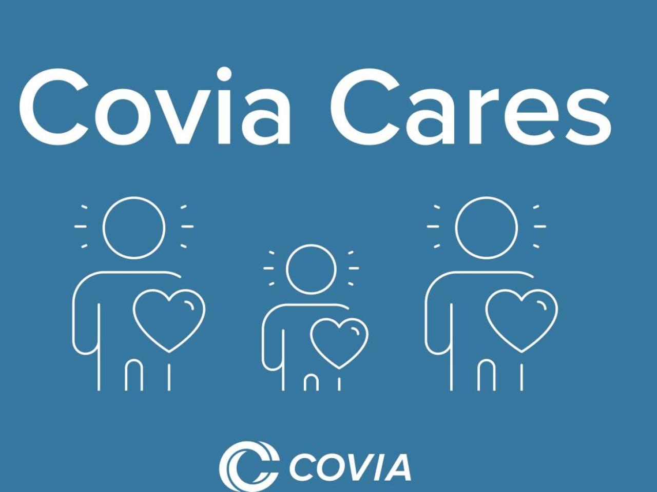 Covia Cares logo