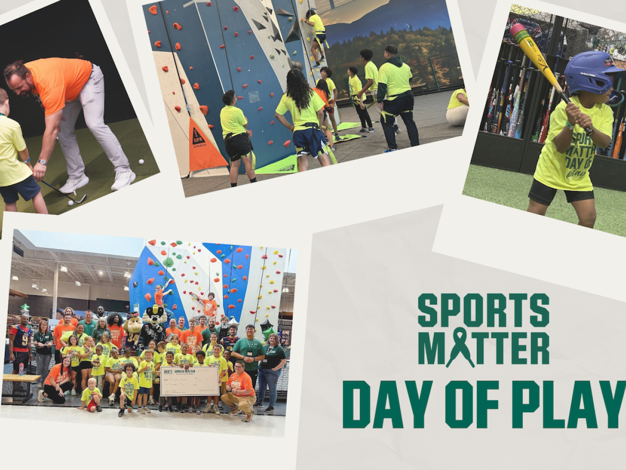 DICK'S Sports Matter Day of Play montage.