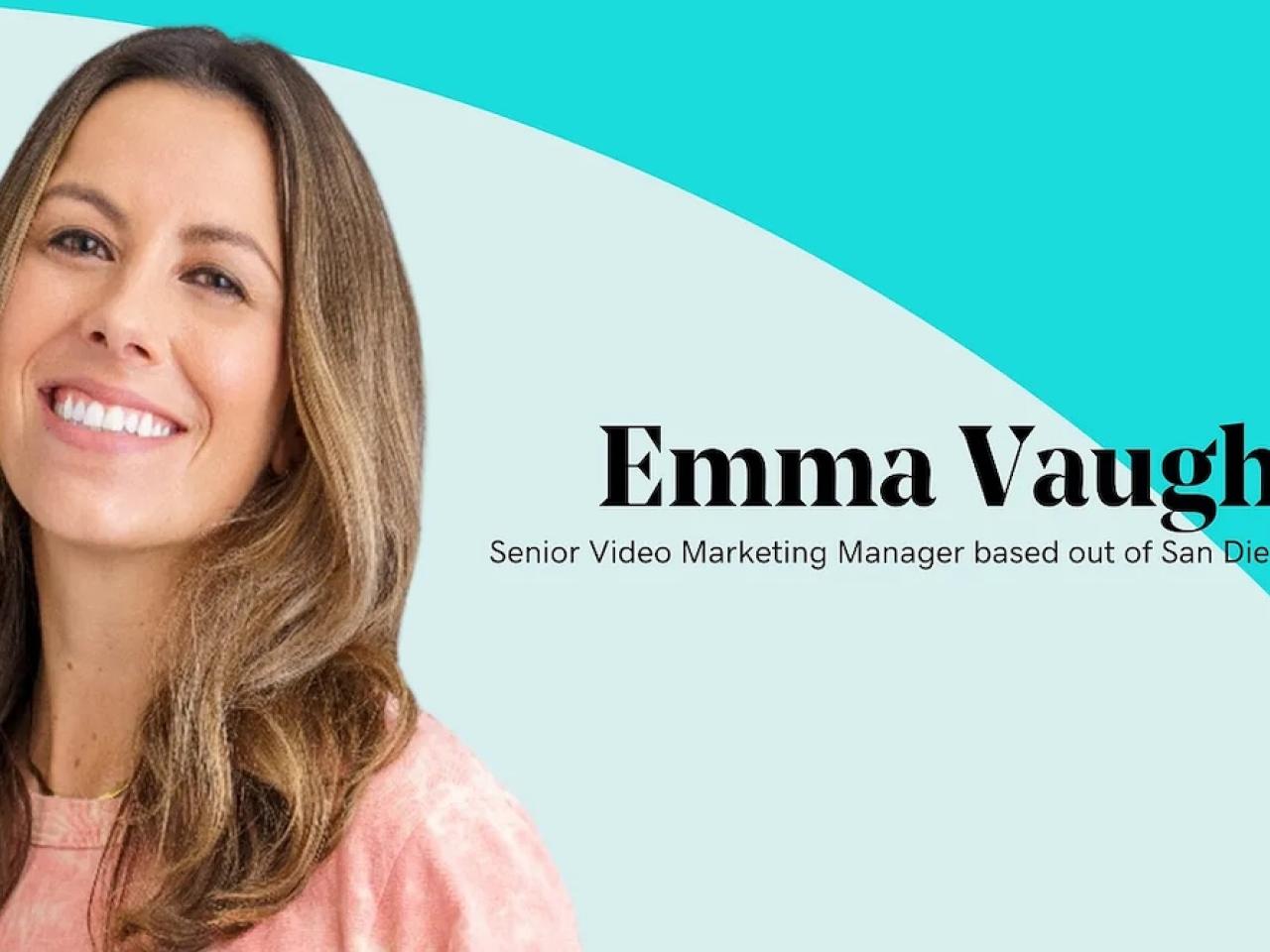 Emma Vaughn, Senior Video Marketing Manager, GoDaddy.
