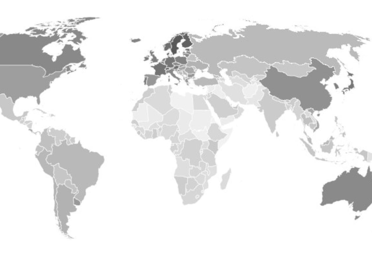 The Global Sustainable Competitiveness World Map 2024