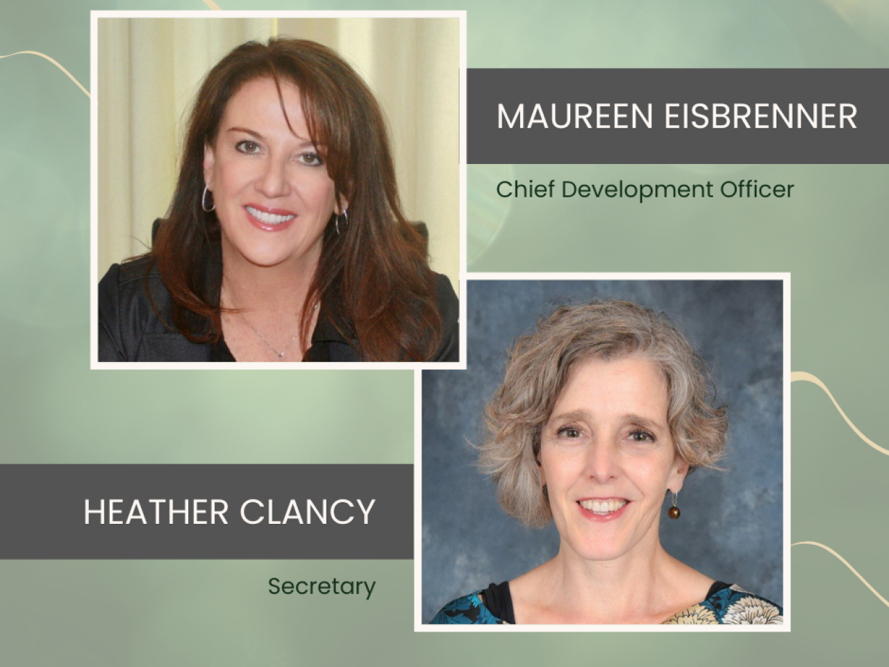 headshots of Maureen Eisbrenner and Heather Clancy