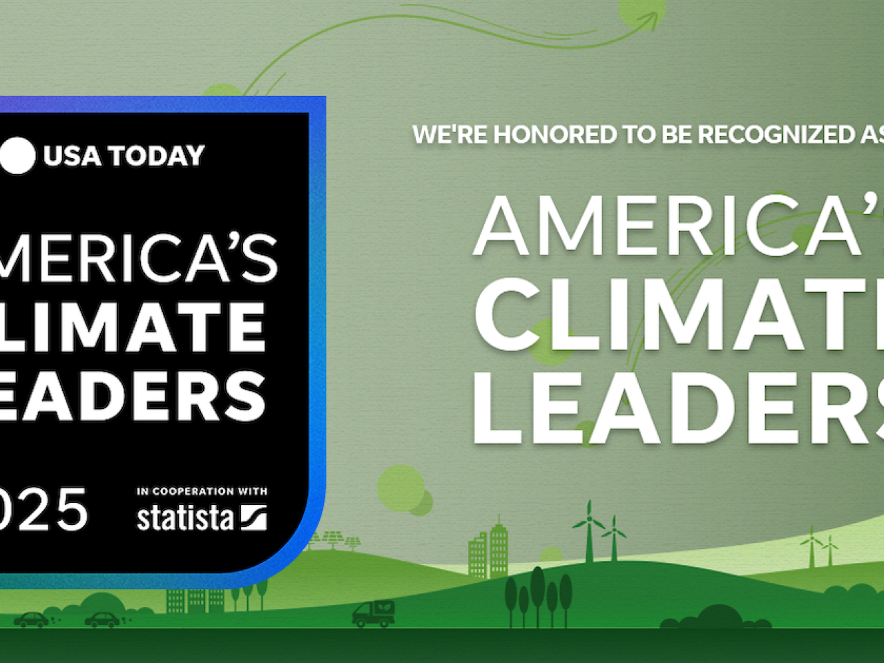 USA Today: America's Climate Leaders 2025, Statista.