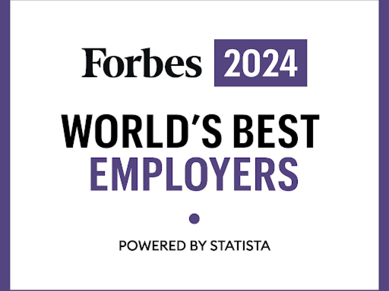 Forbes 2024 World’s Best Employers logo