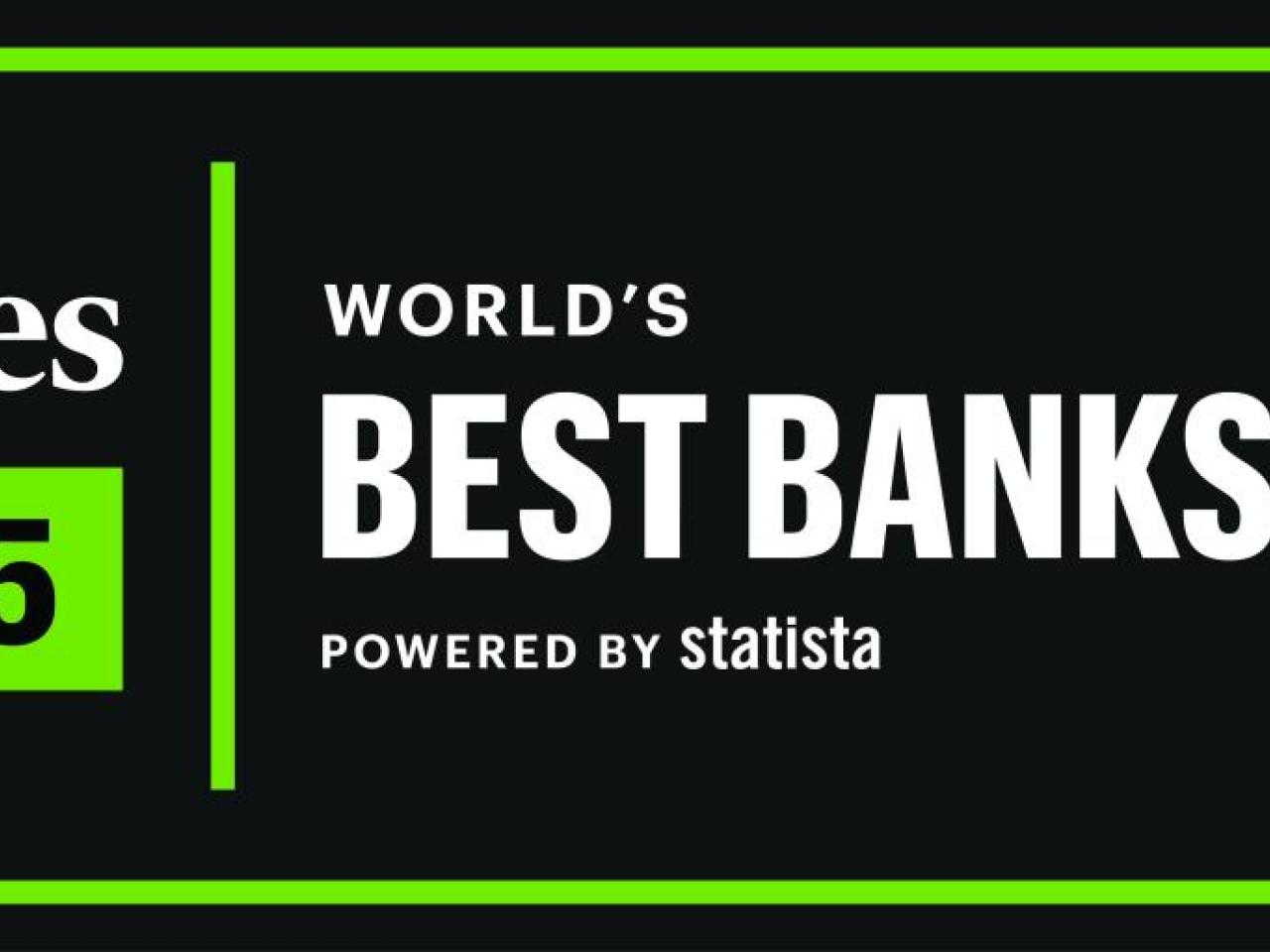 Forbes 2025 World's Best Banks logo